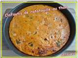 Clafoutis de ratatouille au thon