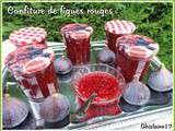 Confiture de figues rouges