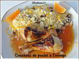 Couscous de poulet à l'orange