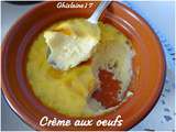 Crème aux oeufs