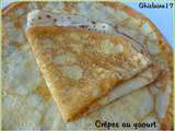 Crêpes au yaourt