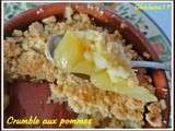 Crumble aux pommes