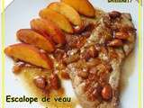 Escalopes de veau aux nectarines