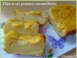 Flan et ses pommes caramélisées