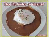 Iles flottantes au chocolat