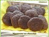 Macarons au chocolat