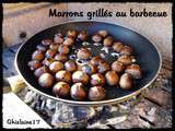 Marrons grillés au barbecue