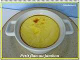 Petit flan au jambon