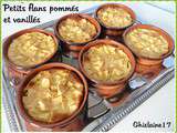 Petits flans pommés et vanillés