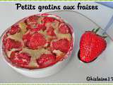 Petits gratins aux fraises