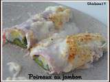 Poireaux au jambon