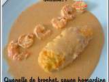 Quenelles de brochet, sauce homardine