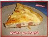 Quiche aux knackis