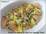 Salade de pomme de terre aux harengs fumés