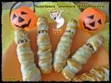 Saucisses  momies  d'Halloween