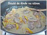 Sauté de dinde au citron