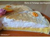 Tarte à l'orange meringuée