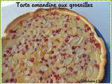 Tarte amandine aux groseilles