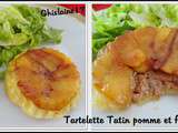 Tartelettes Tatin pomme et foie gras