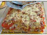 Tomates farcies sous forme de gratin