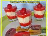 Verrines Fraise-Mascarpone