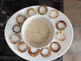 Anneaux de courgettes sauce au yaourt (combi ninja)
