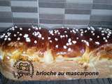 Brioche au mascarpone (thermomix)