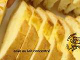 Cake au lait concentre