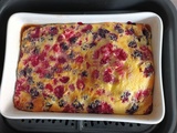 Clafouti fruits rouges au combi ninja