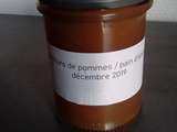 Confiture pommes / pain d'epices