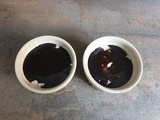 Flocons d'avoine à la sauce chocolat noir