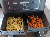 Frites de pdt et carottes à l'air fryer Ninja