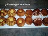 Gâteaux légers au citron