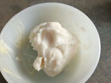 Glace aux litchis avec la swirl Ninja