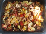 Mijoté poulet poivron courgette au combi Ninja