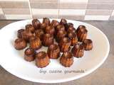 Mini cannelés au chocolat