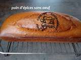 Pain d'epices sans oeuf