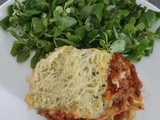 Parmentier à la purée de courgettes