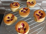 Petits gâteaux aux framboises avec combi Ninja