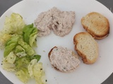 Rillettes de thon et Saint Moret