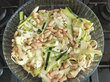 Salade courgette et haricots blancs