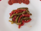 Salade de poivrons marinés