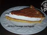 Tarte à l'orange meringuee