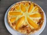 Tarte à la mangue et lait d'amande