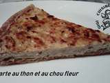 Tarte au chou fleur et au thon