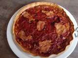 Tarte au rocamadour et tomates