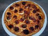 Tarte aux oignons et chorizo