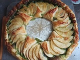 Tarte aux pommes et pistache au combi ninja