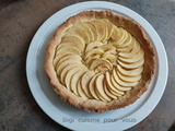 Tarte aux pommes sur pâte sablée noisettes (compact cook pro)