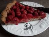 Tarte cacaotee aux framboises